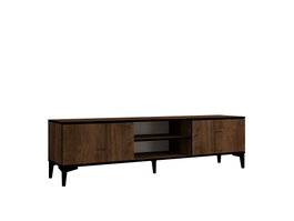 Hanah Home Soporte para TV Nogal y Negro